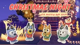 Bluey and Bingo&rsquo;s Christmas with Muffin and Socks | Fan-Made with Music Only