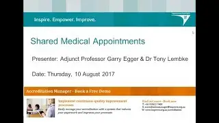 qiCommunity August 2017, Shared Medical Appointments