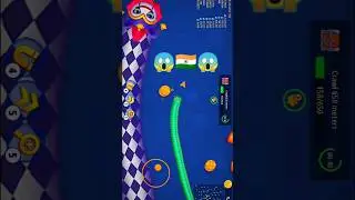 Worm'szone io 🐍 Magic  #gaming #gameplay #gameplay #pocox3probgmigameplay90fps #games