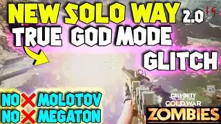 Cold War Zombie Glitches: New SOLO Way TRUE GOD MODE / No Boss / No Molotov, Is it Easier?