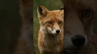Red Fox Close-Up Portrait: Wild Animal Gaze | Wildlife Stock Video 4K #animalphotography