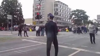 Schützenumzug in Hildesheim von der Kardinal - Bertram-Straße bis ins Festzelt
