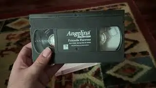 Angelina Ballerina: Friends Forever 2002 VHS Side Label 351