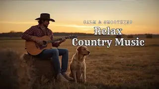 Relaxing Country Music 🎸 | Calm Acoustic Guitar & Warm Male Vocals at Sunset