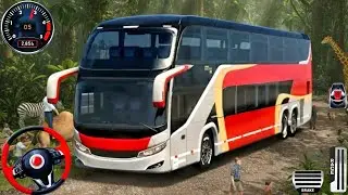 New Jungle Bus Simulator 2026 - Indian Offroad Bus Driving 3D - Bus Game Andriod Gameplay