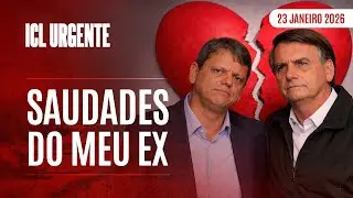 ICL URGENTE  - 23/01/26 - APÓS DAR CANO EM BOLSONARO, TARCÍSIO VOLTA ATRÁS E FALA EM APOIO A FLÁVIO