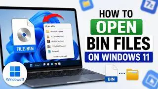 Как открыть BIN-файлы в Windows 11