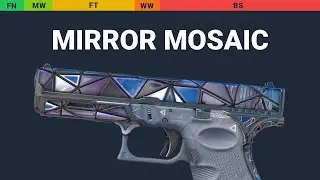 Glock-18 Mirror Mosaic - Skin Float And Wear Preview