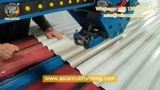 Curtain Panel and Rolling Door Rollformer with Seaming Machine 40m/min Line speed Flyt cutting