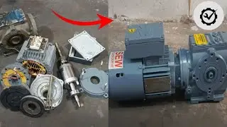 Assembling SEW Eurodrive Gearbox Fitting Progress ||Asian Excellent Skills || Gearbox⚙️