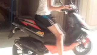 intr-o roată cu scuteru
