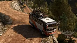 Best offroad map mod in bus simulator Indonesia with echer bus mod.