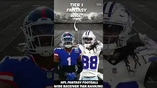 NFL FANTASY DRAFT PREP | WR Tiers #nfl #podcast #fantasyfootball #draft #fyp #comment