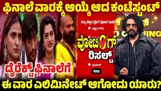 Bigg Boss Kannada 12: ಫಿನಾಲೆ ವಾರಕ್ಕೆ ಆಯ್ಕೆ ಆದ ಕಂಟೆಸ್ಟಂಟ್, 14th Week Voting Result, BBK12, Kiccha 