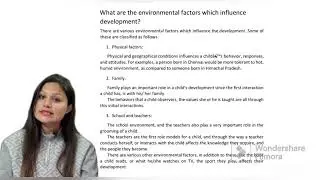 Influence of Heredity and Environment on Development of children