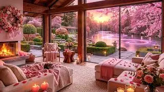 💗 Inside a Luxury Valentine’s Chalet 🌸 Morning Romance | Soft Piano Lo-Fi Ambience