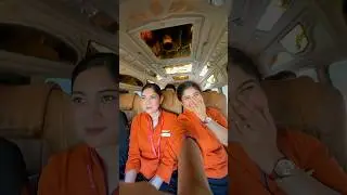 ✈️ Happy crew = happy passengers ❣️ | #lifeofaathi #cabincrew #airlinecareer #aviation ❣️