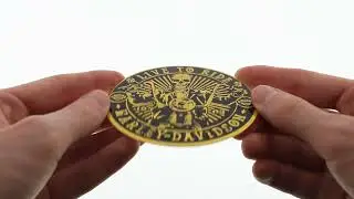 Алюминиевая эмблема Harley Davidson череп