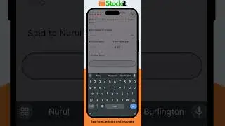 StockIT Video Demo
