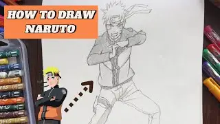 How to draw Naruto step by step easy ⚔️ #animedrawing #naruto #drawing #easydrawing #narutodrawing