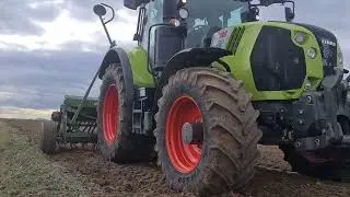 CLAAS ARION w polu 🚜 | Uprawa i siew – prawdziwa robota