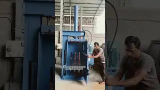 PLASTIC BALING MACHINE @shreeramindustries-sri  #petbottlebalingmachine #balingmachine