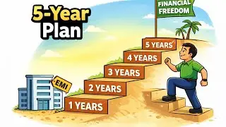 5 सालों में FINANCIALLY FREE बनना सीखो | Financial Freedom Plan for Indian Middle Class