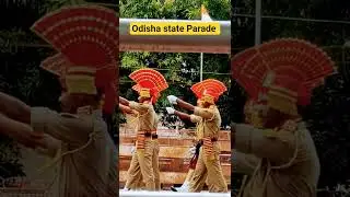 Odisha state Parade in 79th Independence day 🇮🇳🇮🇳🇮🇳 at Mahatma Gandhi Marg Bhubaneswar 💛🤍💚#odisha