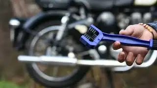 Royal Enfield Classic 350 Chain Cleaning and Chain Lubrication || Bike chain cleaning At Home ||