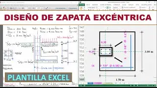 DISEÑO DE ZAPATA EXCÉNTRICA concreto II (plantilla excel)
