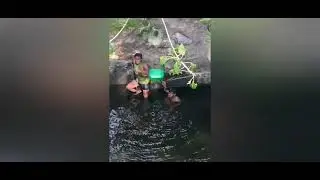 my Village dig well  with the swimming
