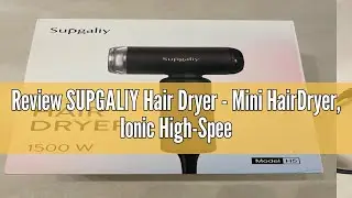 Review SUPGALIY Hair Dryer - Mini HairDryer, Ionic High-Speed Motor for Fast Drying, Portable Lightw