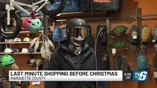 Last minute rush for Christmas gifts happening at local shops