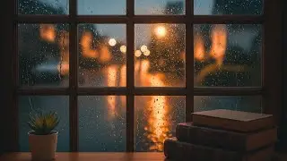 Window Hut Rain Sounds | Peaceful Night Rain for Deep Sleep & Relaxation