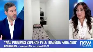 Diogo Moura em debate sobre Seguran&ccedil;a e Imigra&ccedil;&atilde;o - Rep&oacute;rter S&aacute;bado - Canal NOW