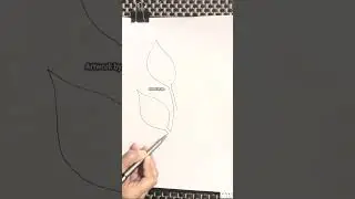 learn to draw Petals 🌿 in an easy way | Simple sketch video #shorts#viral#crafts#trending#views#diy
