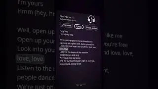 I'm Yours🎶🎧 | By Jason Mraz. #imyours #jasonmraz #song #lyrics #worshipmusic #coversong #music #fyp