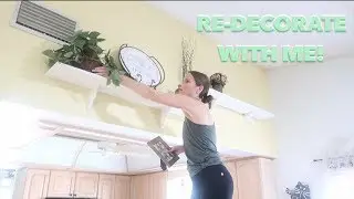 Decorate With Me!  My Living Room Makeover! Some Chalk Paint and Hobby Lobby Signs..
