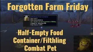 Forgotten Farm Friday: Half-Empty Food Container and the Filthling Pet