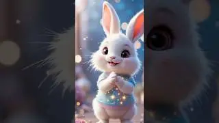 Adorable Rabbit Dance 🐰🧡 #cute #mybunny #rabbit #bunny #shortsfeed #mycuterabbit #pets #cutebunny