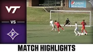 Virginia Tech vs. Furman Match Highlights | 2024 ACC Men's Soccer