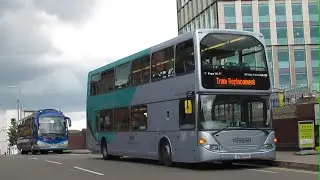 Nottingham Tram Replacement 2020 - First Day of the Blockade
