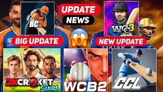 Real Cricket&trade;24 Mega Update | WCC3 New Update + WCB New Update | CCL Update + 2K Cricket Mega Update