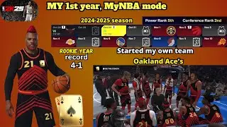 Looking to become a starter on my own team the Ace's in our first year NBA2k25