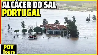 🔴Portugal&rsquo;s Severe Flooding After Storm Leonardo | Alc&aacute;cer do Sal