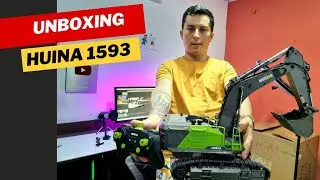 Unboxing excavadora RC Huina 1593