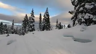 Clague Mountain Ungroomed, Cabin Area To Trailhead; New Route.