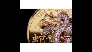 The Jewelled Snake Masterpieces Series - 10oz Gold Proof Coin $2500 Australia 2023