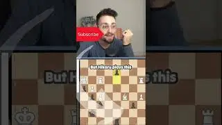Критическая ошибка Хикару приводит к неожиданной победе Ханса | #chessshorts