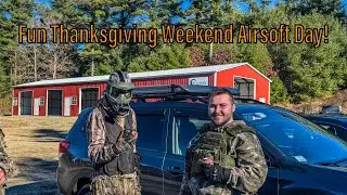 Playing Airsoft on Thanksgiving Weekend with Friends & Family! - Untamed Outdoorsmen